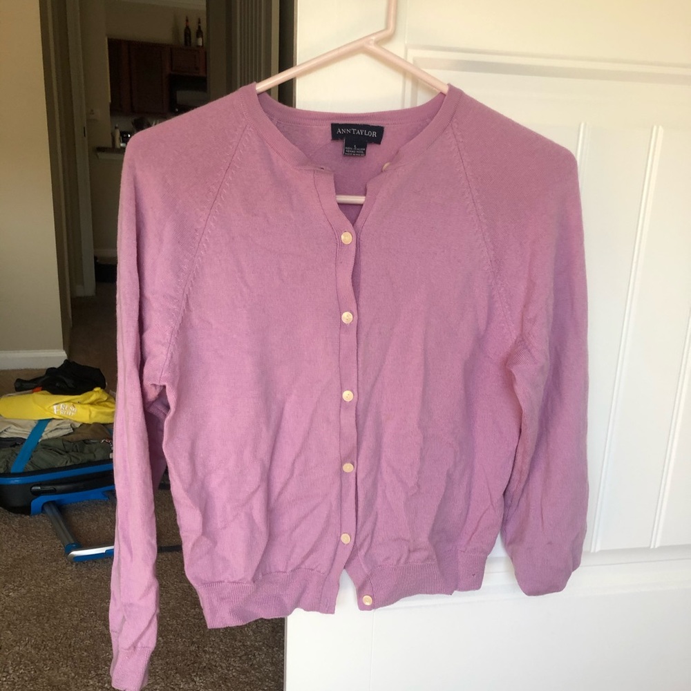 Orchid Ann Taylor Cardigan